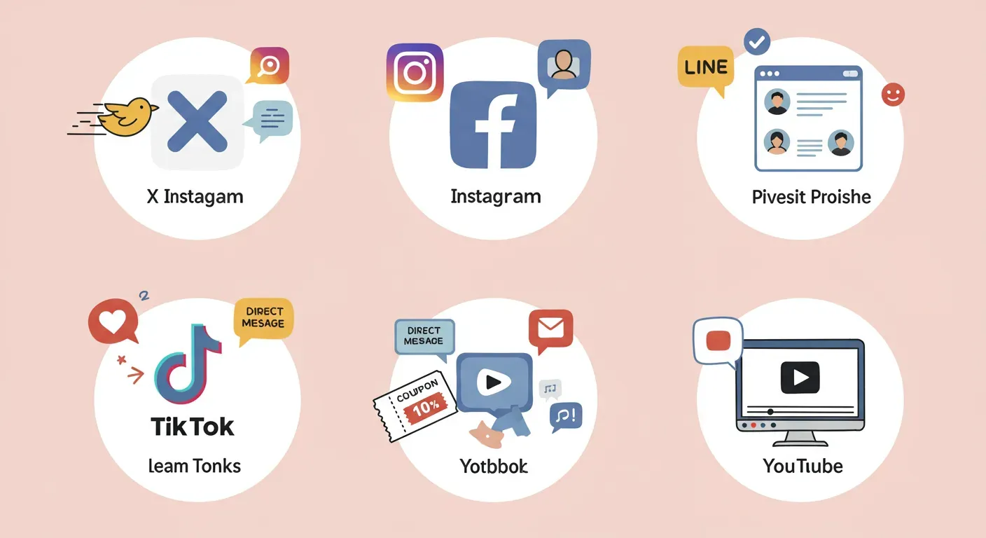 【2025年最新版】主要SNS6大プラットフォームの特徴を徹底比較